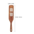 thumbnail image 2 of MRLESS Long Handle Wooden Spatula For Cooking European Style Utensil Lightweight Wood Flat Spatula For Flipping Frying Stir-Frying Nonstick Turner Spatula, 2 of 8