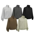 thumbnail image 3 of Mens Zip up Sweatshirt Cotton Fall Sports Long Sleeve Hoodie with Pockets, 3 of 6