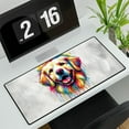 thumbnail image 3 of Watercolor Drip Golden Retriever Pop Art Colorful Portrait Artwork Desk Mat Full Keyboard Mouse Pad Goldens Dog Lover Gifts Idea Large Mousepad - 01009, 3 of 5