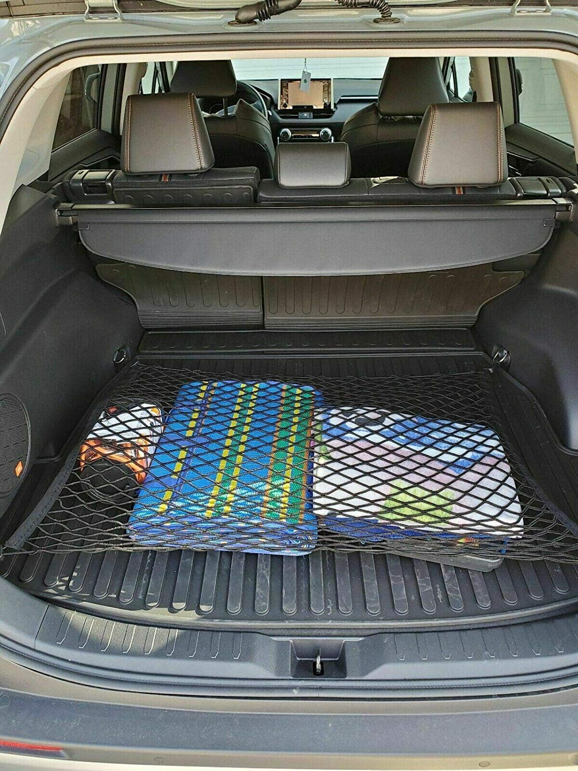 TN TrunkNets Inc Rear Trunk Floor Style Cargo Net for Toyota RAV4 LE XLE Limited Adventure TRD Off Road 2019-2021