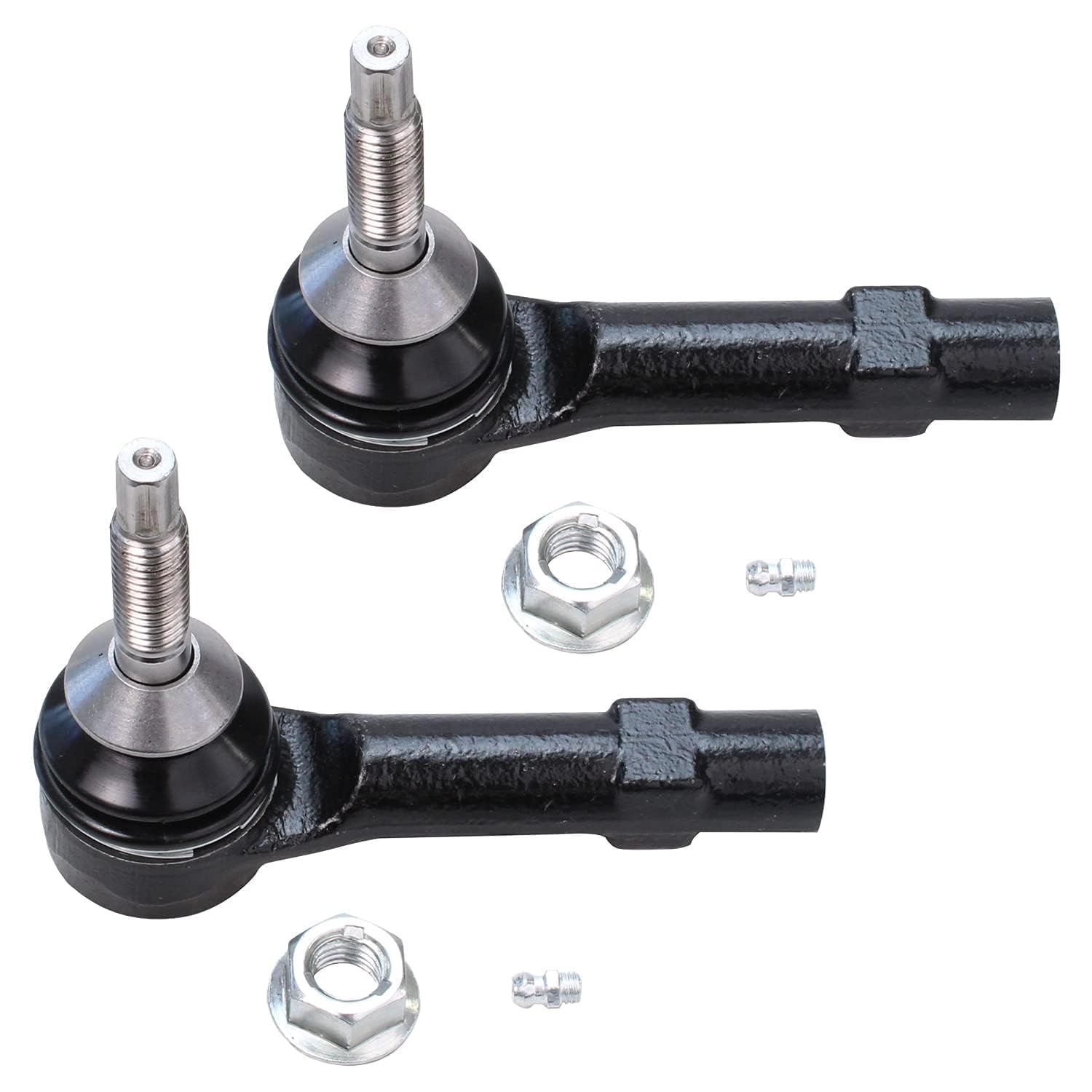 Detroit Axle - Front 12pc Suspension Kit for 2003 2004 Ford Expedition Lincoln Navigator, 2 Upper Control Arms 2 Lower Ball Joints 4 Outer Inner Tie Rods 2 Sway Bar Links 2 Boots Replacement