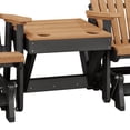 thumbnail image 5 of OS Home and Office Furniture Resin Double Glider w/Center Table in Cedar/Black, 5 of 6
