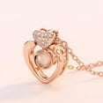 thumbnail image 3 of Jewelry VerPetridure New 100 Languages I Love You Valentine's Day Present Memory Projection Necklace, 3 of 7
