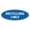 Blue, variant on Signs ByLITA Oval Recycling only Sign - Laser-Engraved Lettering | Durable ABS Plastic | Vibrant Colors | Powerful Foam Tape (Red) - Medium