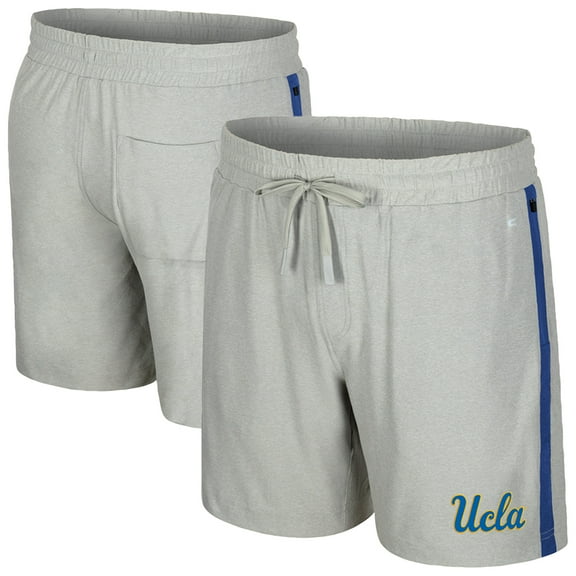 Men's Colosseum Gray UCLA Bruins Mac Shorts