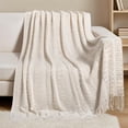 thumbnail image 4 of Self Care Gifts for Women, 8 Pcs Birthday Gift Get Well Soon Gift Baskets, Thinking of You Sympathy Gifts Baskets Spa Care Package with Knitted Tassel Blanket, Mothers Day Gifts for Mom, Ivory, 4 of 9