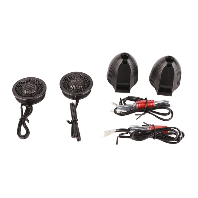 2 altavoces de audio de 1 pulgada con tweeter de cúpula estéreo de alta sensibilidad para sistema de audio de coche.