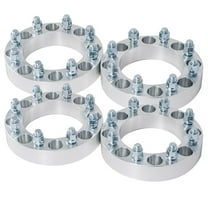 Hex Autoparts 4PCS 1.5" 8x6.5 to 8x6.5 Wheel Spacers Adapters Fits for Chevy Silverado 2500HD 3500HD GMC Sierra Yukon Hummer H2 8x165 14x1.5 Studs