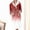 Red, variant on uublik Womens Robes Knee Length Flannel Robes Casual Long Sleeves Robes Winter Woman Bathrobe Nightwear Blue
