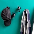 thumbnail image 5 of Gancho de pared con forma de cola de perro (negro), juego de 5 ganchos para ropa y sombreros, gancho de pared decorativo y creativo, gancho de pared para sombreros, abrigos y llaves, utilizado para co, 5 of 5
