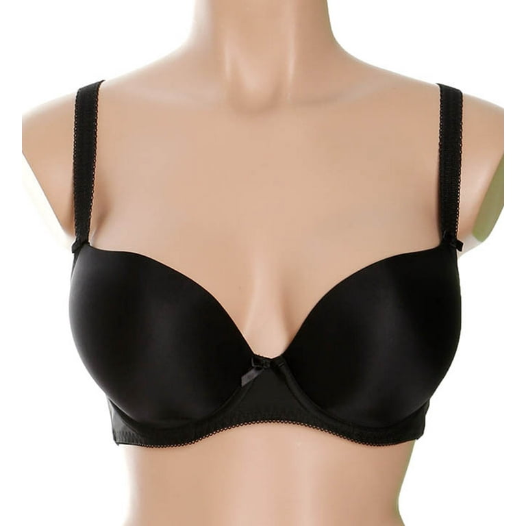 Freya Deco Underwire Moulded Plunge Bra, Black 