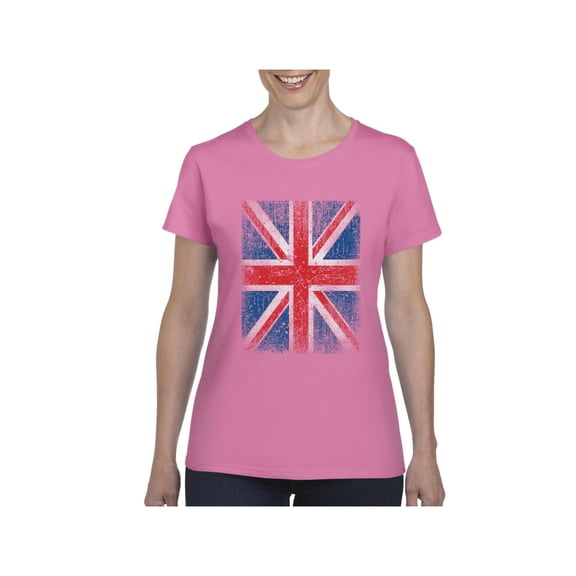 NIB - Women's T-Shirt Short Sleeve - Union Jack British Flag