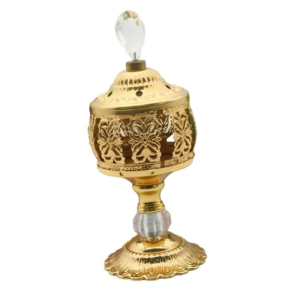 Gold Vintaged Frankincense Holder Stand For Aromatherapies Home Church Decoration