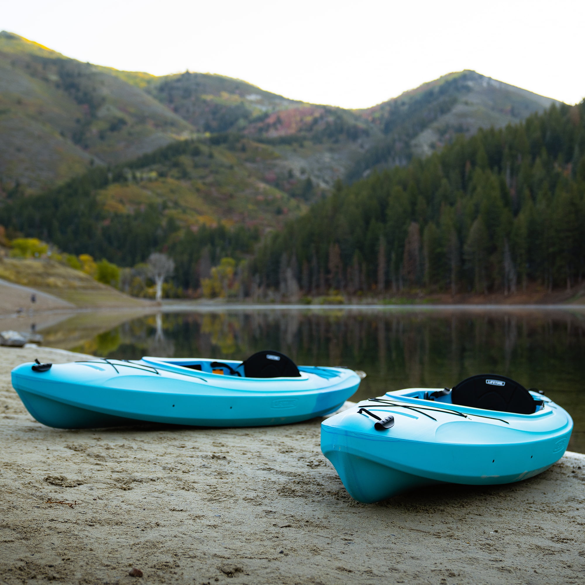 Lifetime Charger 10 ft Sit-Inside Kayak with Paddle, Bahama Fusion (91247)