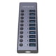 thumbnail image 1 of Hub USB 3.0 De 10 Puertos, Estación De Acoplamiento USB 3.0 De 60 W Con Interruptores De Alimentación Individuales, Adaptador De Corriente USB Para Computadora Portátil Para, 1 of 7