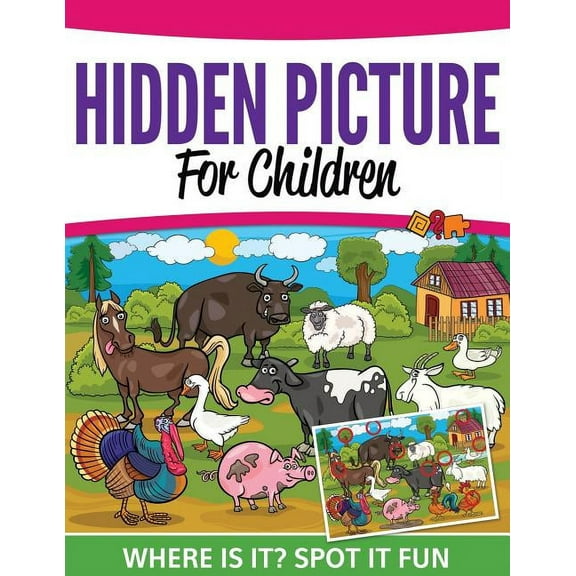 Hidden Pictures For Children: Where Ist It? Spot It Fun, (Paperback)