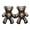 Bronze 9, variant on YongCo Color Bear Sew Waist Button Buttons Bear Buttons Pins Sewing Buttons Adjustable Buttons