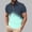 Mint Green, variant on BRGZLK Mens Polo Shirts Summer Short Sleeve Ombre Print Moisture Wicking Gym Workout T-Shirt Casual Loose Pullover Tees Black M
