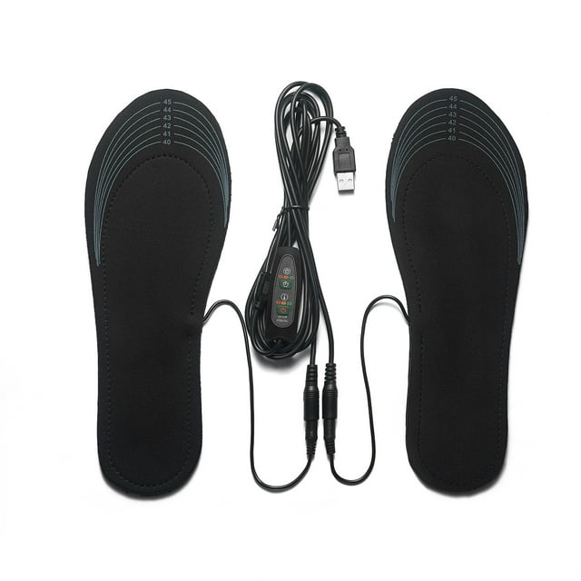Sentmoon Todays Deals Clearance Sales USB Plug-in Electric Heat Insole Foot Warmers Pluggable Rechargeable Treasure Computer Power Socket Washable And Cuttable Deals of the Day Clearance Prime