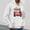 146#White, variant on Pullover Hoodie Men's Christmas Christmas Printed Top Hooded Sweatshirt