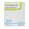 thumbnail image 2 of ComfortFoam Border Foam Dressing 3 x 3" Square Polyurethane Foam 43330 10 per Box, 2 of 5