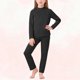 thumbnail image 1 of Cowsor 2 Piece Pajamas Set Kids Sleepwear Cartoon Printed Nightwear Cotton Long Sleeve Shirt Pants Loungewear, 1 of 7