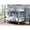 Gray, variant on White Finish Twin/twin Bunk Bed By - Slat Included, 300lbs Capacity, Easy To Assemble, Wood And Composite In , Support, Assembly, Made Of Plywood