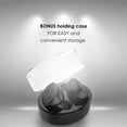 thumbnail image 6 of StealthBeats Bluetooth Wireless Headphones with Microphone [INVISIBLE EARPHONES] Running Earbuds with Dock Charger, 6 of 9