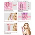 thumbnail image 5 of Rizador de pelo automático HITTIONA de 1 pulgada, rosa+morado, 5 of 5