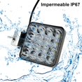 thumbnail image 3 of CNKOO SUV LED Work Light Flood LED Light Bar for Offroad Truck Trator Jeep ATV UTV Driving Lamp Daytime Running Light, 3 of 8