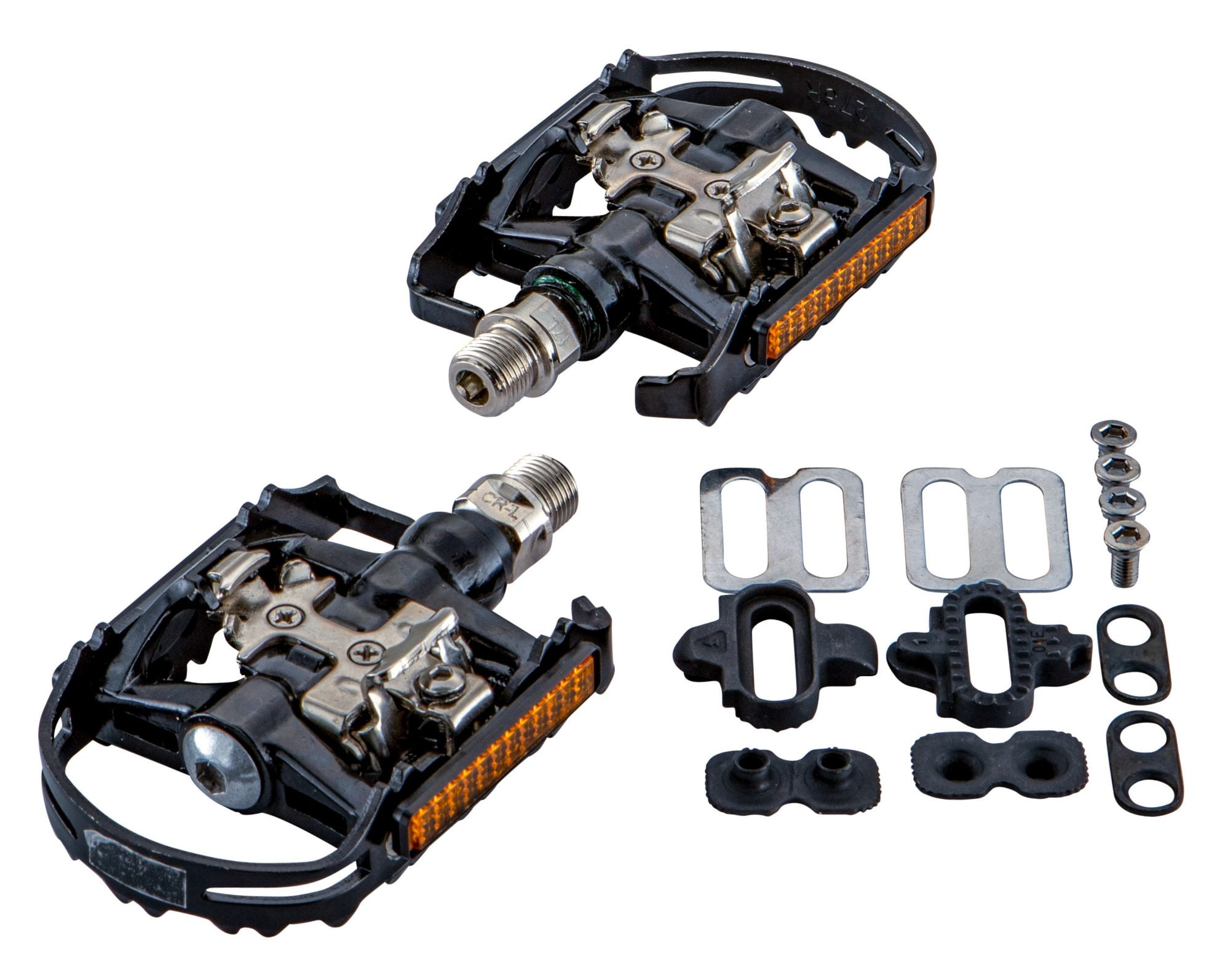 hybrid clipless pedals
