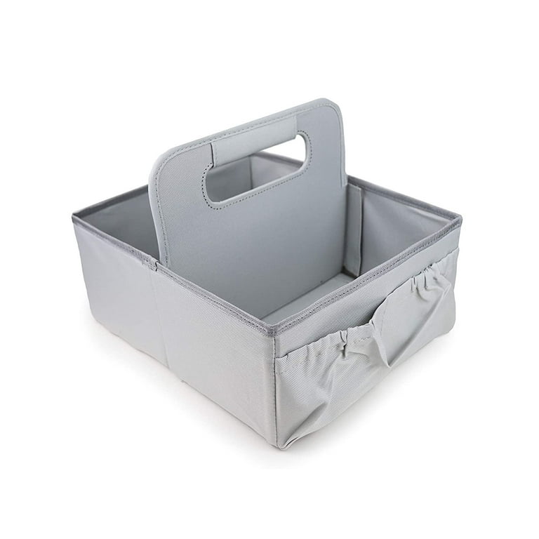 Baby Diaper Caddy Organizer Bag Portable Essentials Storage Basket for Changing Table Nursery Station Bags for Babies Diapers and Wet Wipes