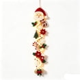 thumbnail image 7 of Ywbawe Lighted Christmas Door Hanger 47in Santa Claus with Warm LED Lights Holiday Wall Decor for Front Door Side Entryway Porch, 1 Pack, 7 of 7