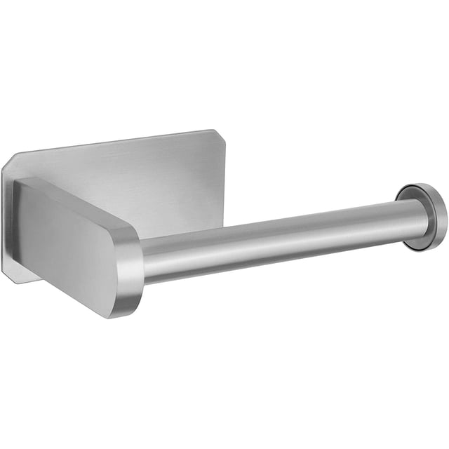 Portarrollos de papel higiénico autoadhesivo, soporte de papel higiénico adhesivo antioxidante de acero inoxidable SUS304 engrosado de alta calidad sin taladrar, adecuado para baño, cocina, inodoro