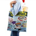 thumbnail image 4 of Dexter's Laboratory Bolso de tela con estampado de lienzo para mujer, bolsa de compras reutilizable y estética, con cremallera interior, regalo para mujer,40*45cm., 4 of 6