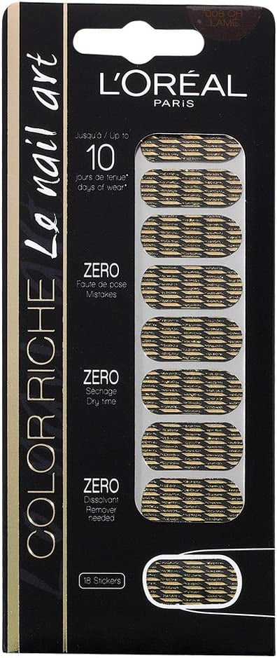 Loreal Color Riche Le Nail Art Stickers 128 Pcs. Loreal Color Riche Le Nail Art Stickers 128 Pcs.