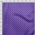 thumbnail image 4 of oneOone Velvet Purple Fabric Asian Ornamental Tile Sewing Craft Projects Fabric Prints By Yard 58 Inch Wide, 4 of 4