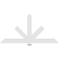 thumbnail image 4 of 84"W x 42"H x 2"D x 6"F, 12/12 Pitch, Kennewick Architectural Grade PVC Gable Bracket, 4 of 8