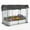 Silver, variant on 6x3x1Ft Galvanized Raised Garden Bed Kit Self Watering Irrigation Mesh Cover Rustproof Bottomless Metal Planter Box for Veggies Herbs Flowers Backyard Patio Farm