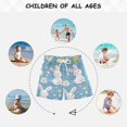 thumbnail image 6 of FORMRS Boys Swim Trunks Quick Dry Mesh Liner Boardshorts Sizes XS-XL, Cartoon Easter Bunnies, 6 of 7