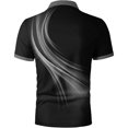 thumbnail image 3 of Afdoent Polo Shirts For Men Summer Short Sleeved Polo Shirt Fashion Casual Business Large Sized Breathable Buttoned Collar Shirt Tops For Men, 3 of 4