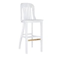 thumbnail image 6 of Linon Conway 31" High Back Bar Stools, Set of 2, Classic White, 6 of 11