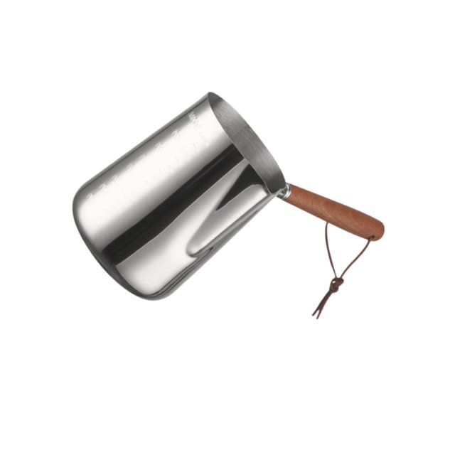 Xingzhi Turkish Coffee Pot Multifunctional Stainless Steel for Kitchen Household Bar 350ML Silver 1000ML