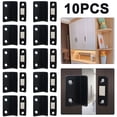 thumbnail image 5 of JShteea Tope Magnético para Puerta Gabinete Sin Perforaciones Atrapa Herrajes Delgados en Forma L (negro), 5 of 5