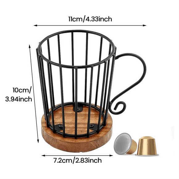 Coffee Pod Holder K Cup Organizer, K Cup Holders for Counter Coffee Pods Storage Organizer Coffee Decor for Coffee Bar