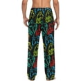thumbnail image 2 of FREEAMG Men Game Handle Pajama Pants - Comfortable Men's Pajama Bottoms with Pockets, Sleepwear or Lounge Pants for Men#1, 2 of 7