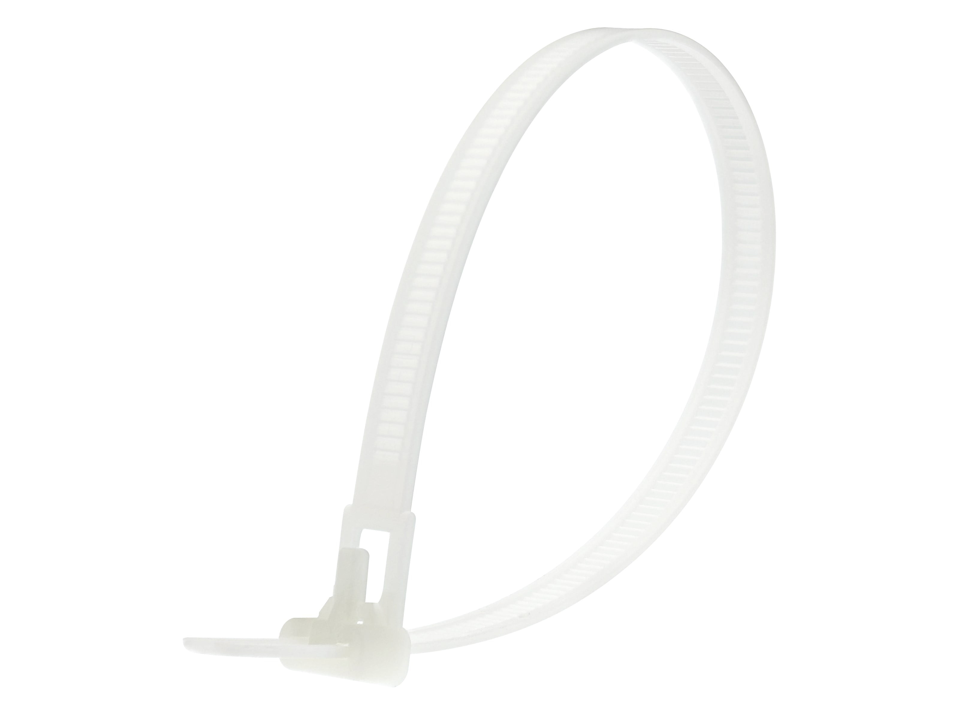 GIFT 100 Pack 10 Inch Self Locking Zip Ties Nylon Cable Ties White The UK Selle 