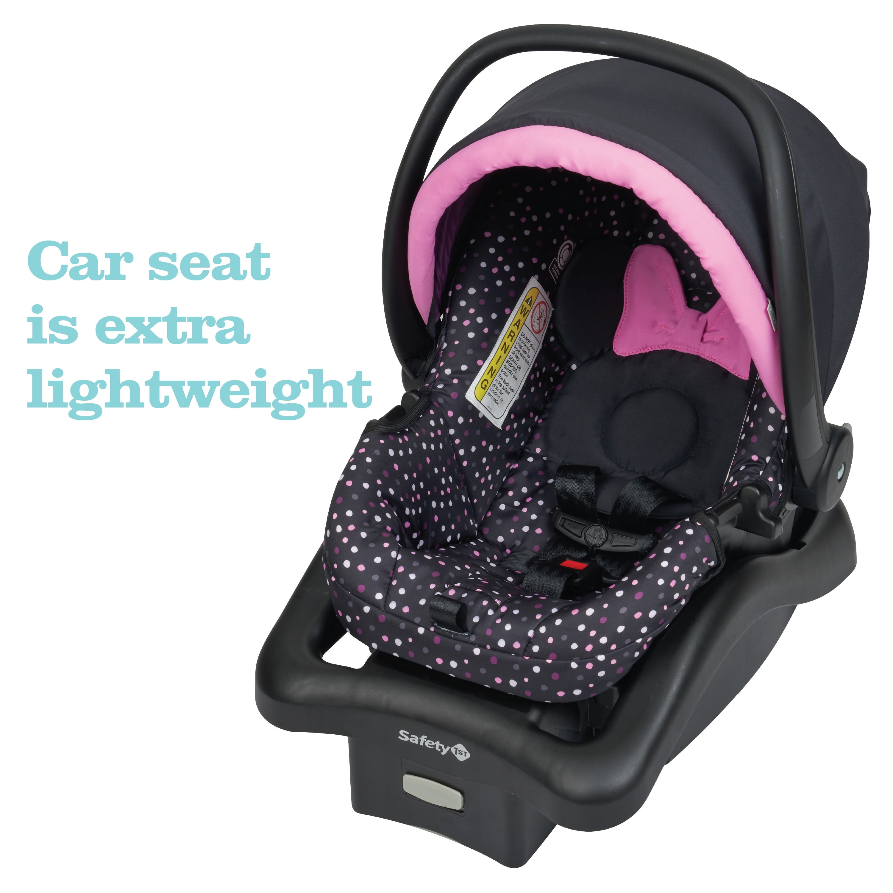 Disney Baby Minnie Mouse Simple Fold LX Travel System Stroller, Minnie Dot Party, Toddler, Unisex
