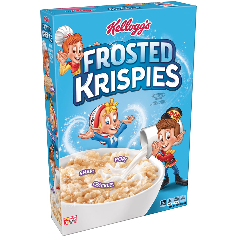 Kellogg's Frosted Rice Krispies Breakfast Cereal, 12.5 Oz - Walmart.com