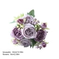 thumbnail image 3 of Artificial Peonies Silk Flowers, Pink Faux Peony Bouquet Florals Arrangements for Farmhouse Home Boho Wedding Table Centerpiece, Fake Plastic Flower Bulk for Vase Decoration, 3 of 6